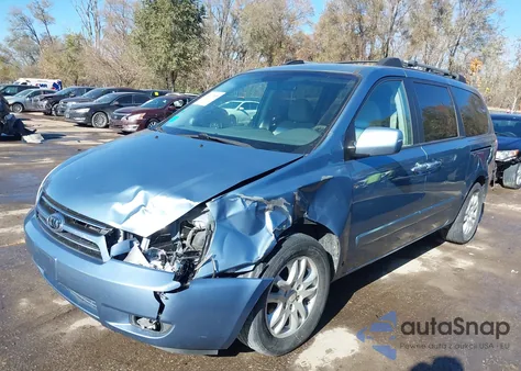 2007 Kia Sedona Ex из США, поврежденный, VIN KNDMB233676182520